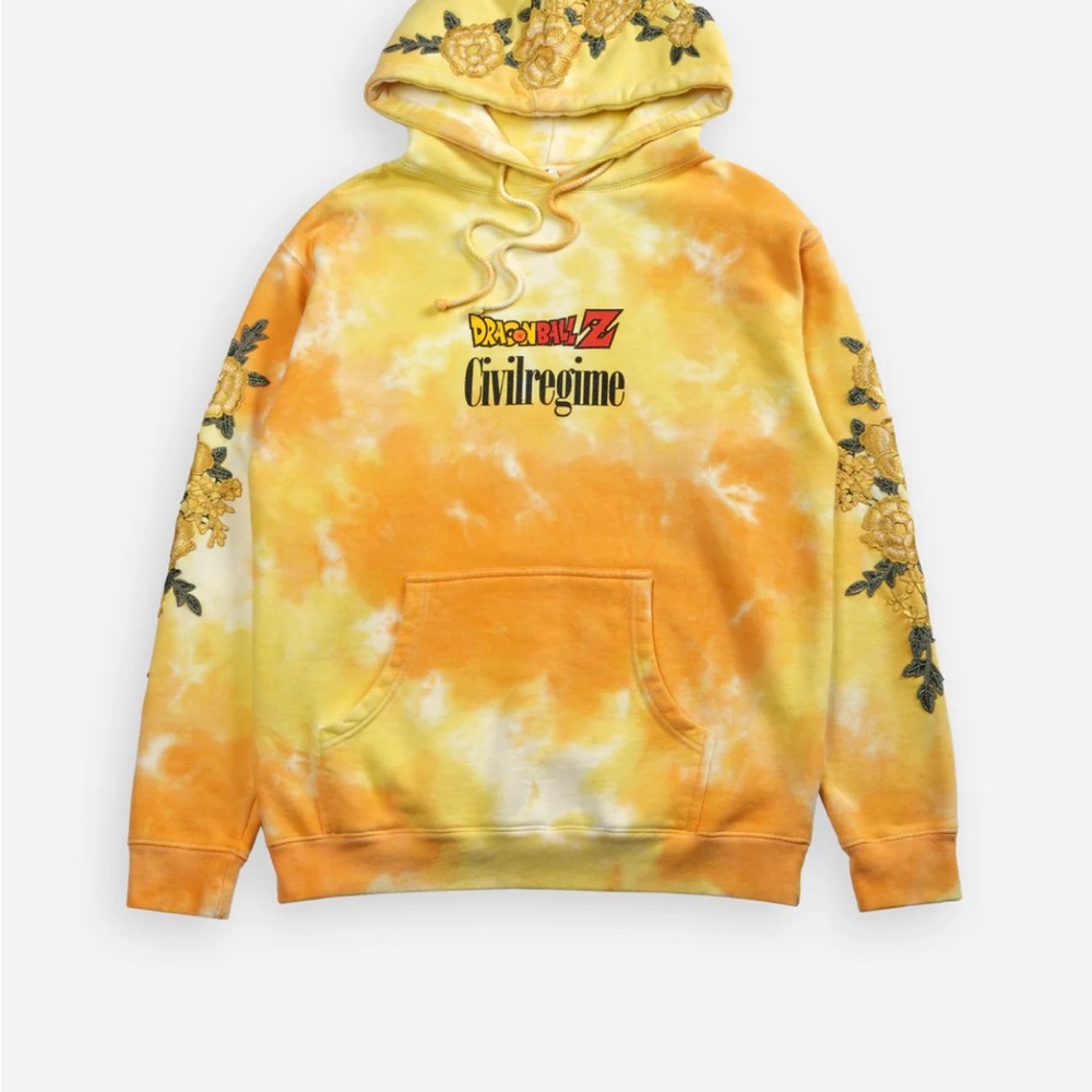 Yellow Tie-Dye Hoodie